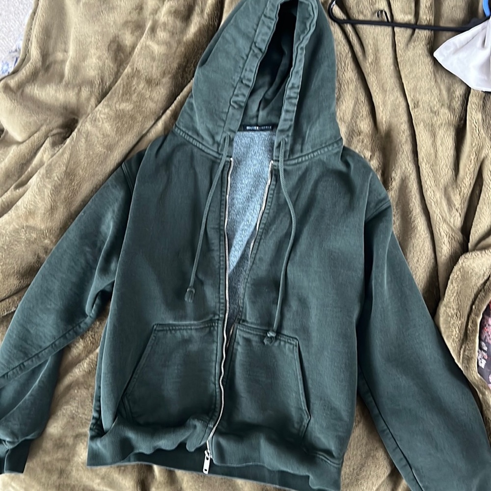 Green Brandy Melville Christy Hoodie